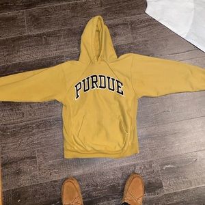 Medium Vintage Purdue hoodie yellow